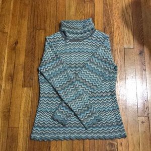 MASSIMO MOLINA TURTLE NECK SWEATER TURQUOISE